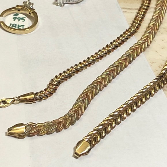 10 kt pink gold ,diamond stud earrings .55 CT’s - Picture 9 of 16